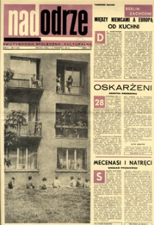 Nadodrze: dwutygodnik społeczno-kulturalny, 1-15 września 1966