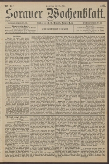 Sorauer Wochenblatt, Nr. 137. (31. Juli 1892)