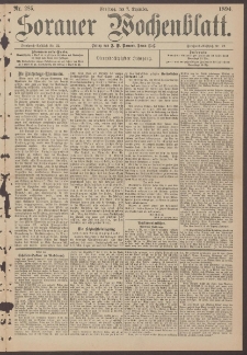 Sorauer Wochenblatt, Nr. 285. (7. Dezember 1894)