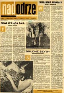 Nadodrze: dwutygodnik społeczno-kulturalny, 1-15 grudnia 1966