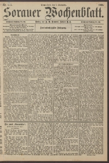 Sorauer Wochenblatt, Nr. 166. (3. September 1892)