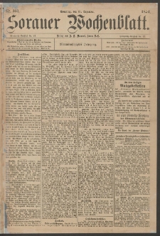 Sorauer Wochenblatt, Nr. 303. (30. Dezember 1894)