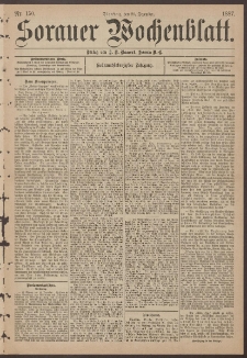 Sorauer Wochenblatt, Nr. 150. (20. December 1887)