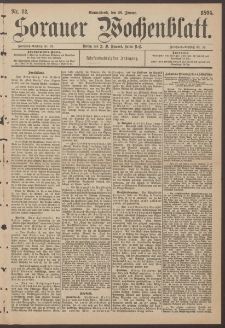 Sorauer Wochenblatt, Nr. 26. (31. Januar 1895)