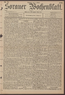 Sorauer Wochenblatt, Nr. 29. (3. Februar 1895)