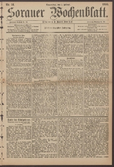 Sorauer Wochenblatt, Nr. 32. (7. Februar 1895)