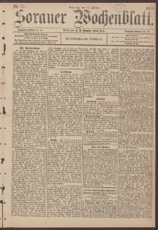 Sorauer Wochenblatt, Nr. 35. (10. Februar 1895)