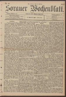Sorauer Wochenblatt, Nr. 40. (16. Februar 1895)