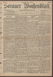 Sorauer Wochenblatt, Nr. 44. (21. Februar 1895)
