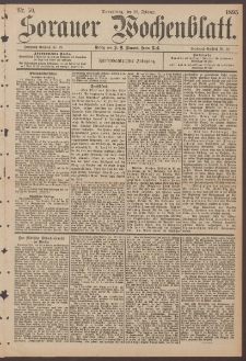Sorauer Wochenblatt, Nr. 50. (28. Februar 1895)