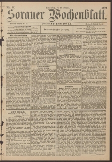 Sorauer Wochenblatt, Nr. 37. (13. Februar 1896)