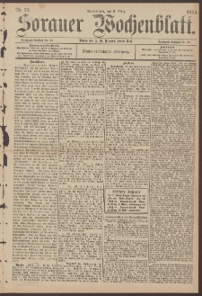 Sorauer Wochenblatt, Nr. 58. (9. März 1895)