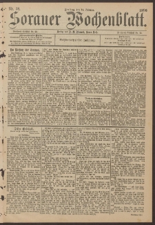 Sorauer Wochenblatt, Nr. 38. (14. Februar 1896)