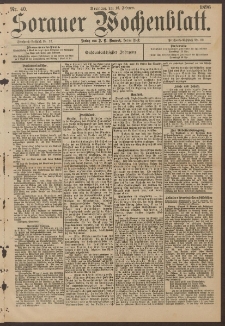 Sorauer Wochenblatt, Nr. 40. (16. Februar 1896)
