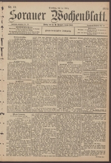 Sorauer Wochenblatt, Nr. 60. (12. M&auml;rz 1895)