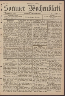 Sorauer Wochenblatt, Nr. 61. (13. März 1895)