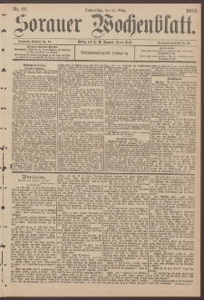 Sorauer Wochenblatt, Nr. 68. (21. M&auml;rz 1895)