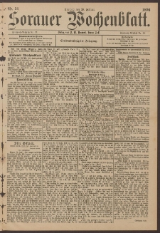 Sorauer Wochenblatt, Nr. 50. (28. Februar 1896)