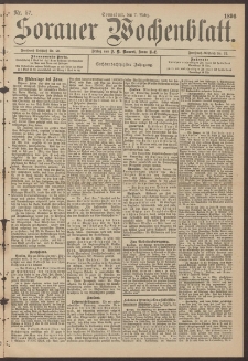Sorauer Wochenblatt, No. 57. (7. März 1896)