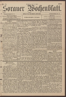 Sorauer Wochenblatt, Nr. 94. (23. April 1895)