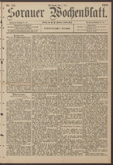 Sorauer Wochenblatt, Nr. 101. (1. Mai 1895)
