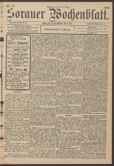 Sorauer Wochenblatt, Nr. 69. (21. M&auml;rz 1896)