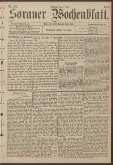 Sorauer Wochenblatt, Nr. 105. (5. Mai 1895)