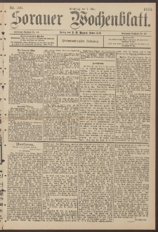 Sorauer Wochenblatt, Nr. 106. (7. Mai 1895)