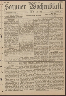 Sorauer Wochenblatt, Nr. 108. (9. Mai 1895)