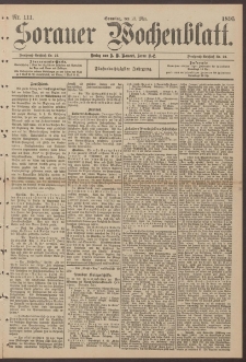 Sorauer Wochenblatt, Nr. 111. (12. Mai 1895)