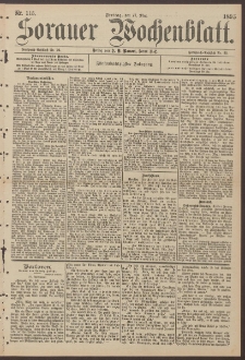 Sorauer Wochenblatt, Nr. 115. (17. Mai 1895)