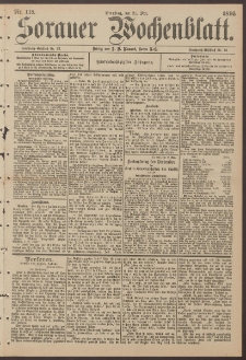 Sorauer Wochenblatt, Nr. 118. (21. Mai 1895)