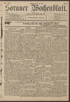 Sorauer Wochenblatt, Nr. 120. (23. Mai 1895)