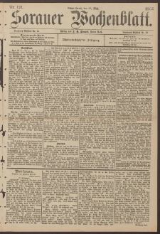 Sorauer Wochenblatt, Nr. 121. (25. Mai 1895)