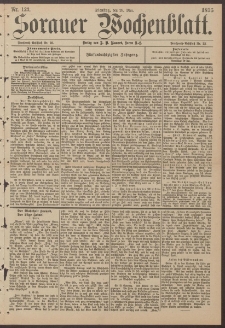 Sorauer Wochenblatt, Nr. 123. (28. Mai 1895)