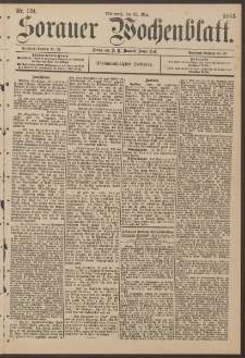 Sorauer Wochenblatt, Nr. 124. (29. Mai 1895)