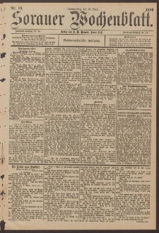 Sorauer Wochenblatt, Nr. 89. (16. April 1896)