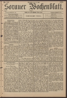 Sorauer Wochenblatt, Nr. 146. (26. Juni 1895)