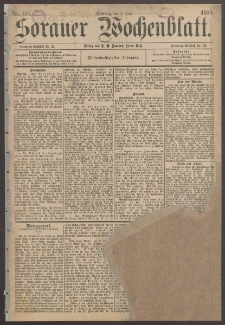 Sorauer Wochenblatt, Nr. 151. (2. Juli 1895)