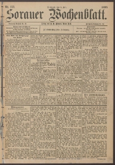 Sorauer Wochenblatt, Nr. 152. (3. Juli 1895)