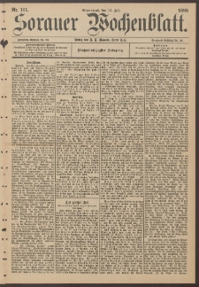 Sorauer Wochenblatt, Nr. 160. (12. Juli 1895)