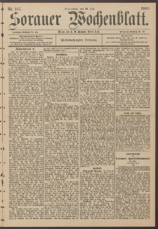 Sorauer Wochenblatt, Nr. 167. (20. Juli 1895)