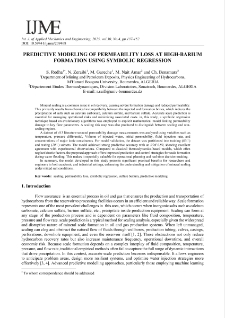 Predictive modeling of permeability loss at high-barium formation using symbolic regression