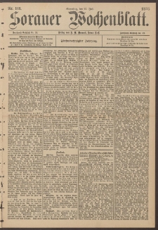 Sorauer Wochenblatt, Nr. 168. (21. Juli 1895)