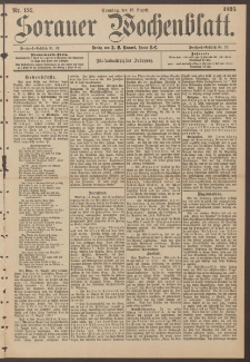 Sorauer Wochenblatt, Nr. 192. (18. August 1895)