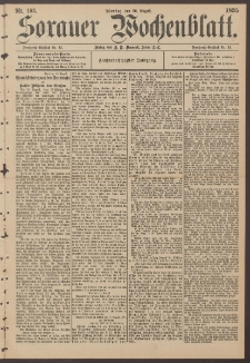 Sorauer Wochenblatt, Nr. 193. (20. August 1895)