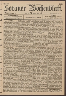 Sorauer Wochenblatt, Nr. 221. 22. September 1895)