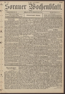 Sorauer Wochenblatt, Nr. 18. (22. Januar 1897)