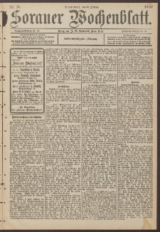 Sorauer Wochenblatt, Nr. 25. (30. Januar 1897)