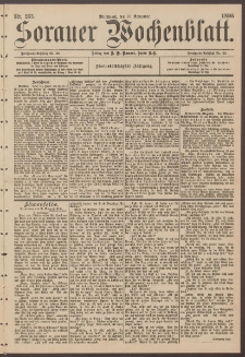 Sorauer Wochenblatt, Nr. 265. (13. November 1895)